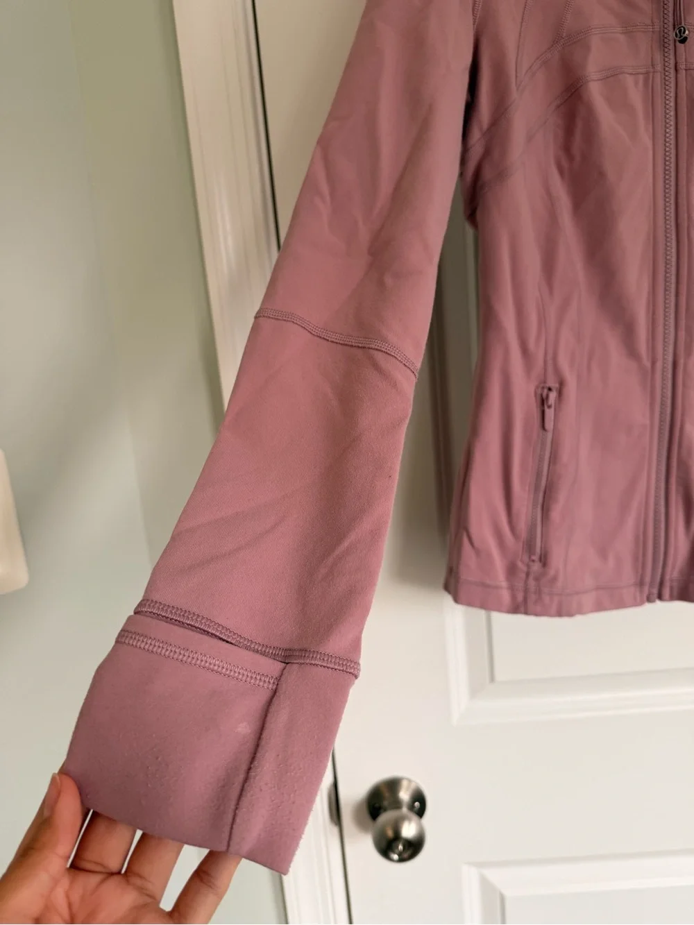 lululemon athletica size 6 Dusty Rose Zip-Up Bomber Jacket